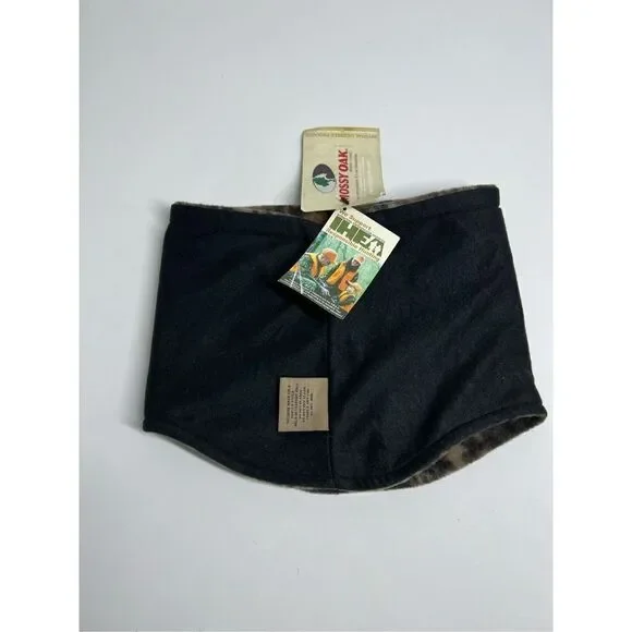 NWT Mossy Oak Fleece Face Mask Brown Duck Lined - Picture 1 of 9